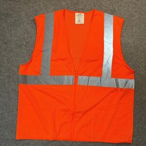 PIP 302-MVGZOR Safety‎ Vest Large Orange Reflective Mesh ANSI Class 2